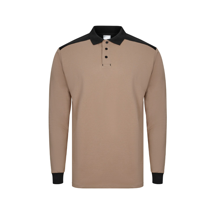105529S POLO STRETCH BICOLOR ML - Imagen 4