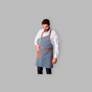 156100 DELANTAL CON PETO COMBINADO ANTELINA 85X80 CM